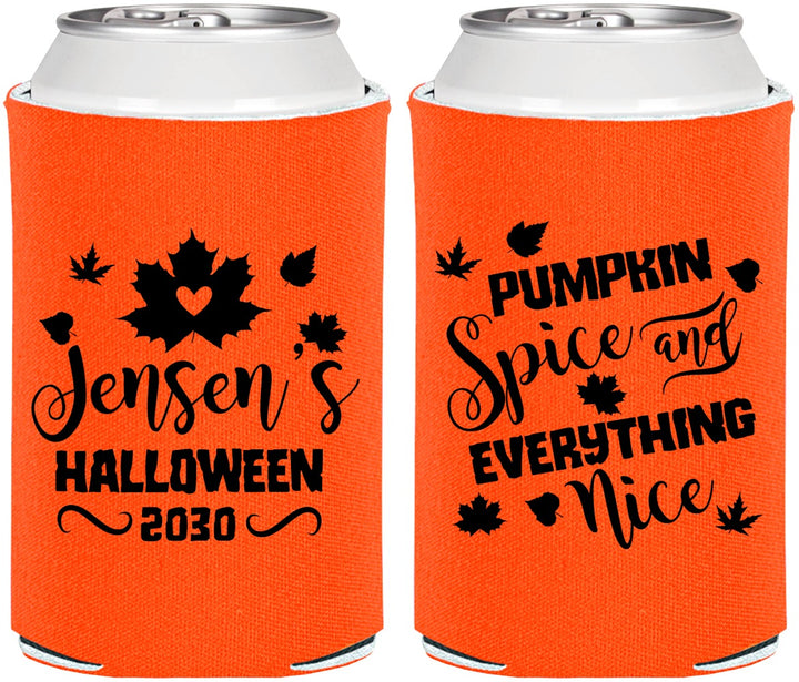 Personalized Halloween Can Coolers - Pumpkin | 250080