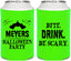 Personalized Halloween Can Coolers - Bite Drink Be Scary | 250082