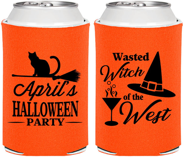 Personalized Halloween Can Coolers - Witch | 250088