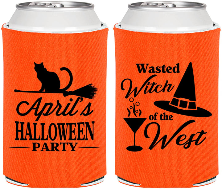 Personalized Halloween Can Coolers - Witch | 250088