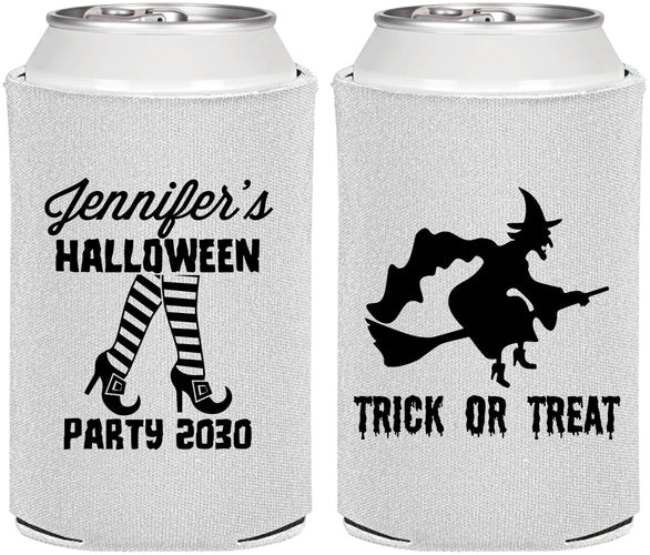Personalized Halloween Can Coolers - Trick Or Treat | 250089