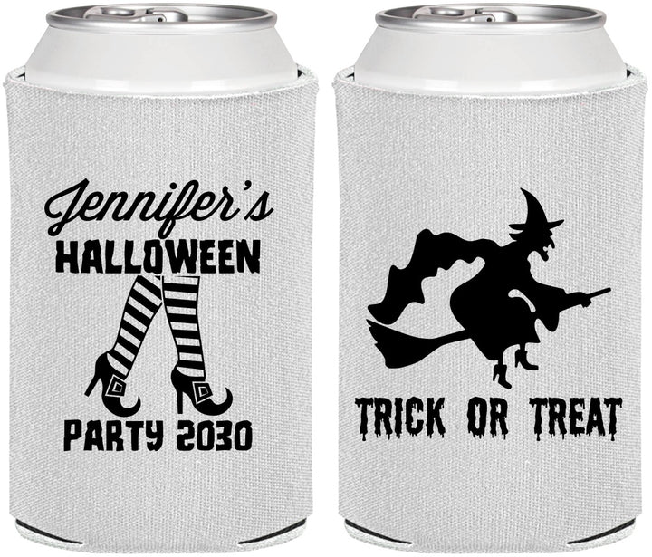Personalized Halloween Can Coolers - Trick Or Treat | 250089