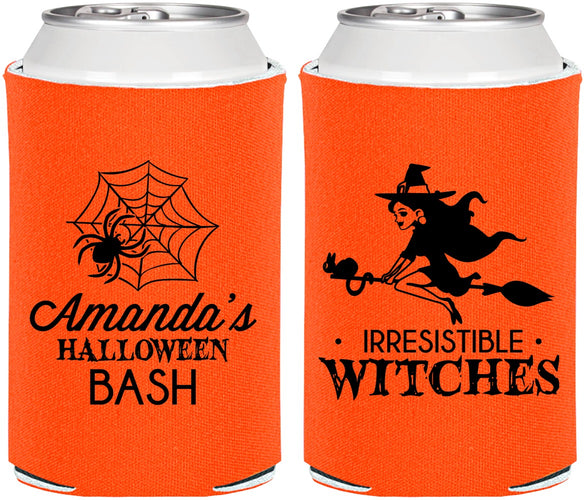 Personalized Halloween Can Coolers - Witches | 250092