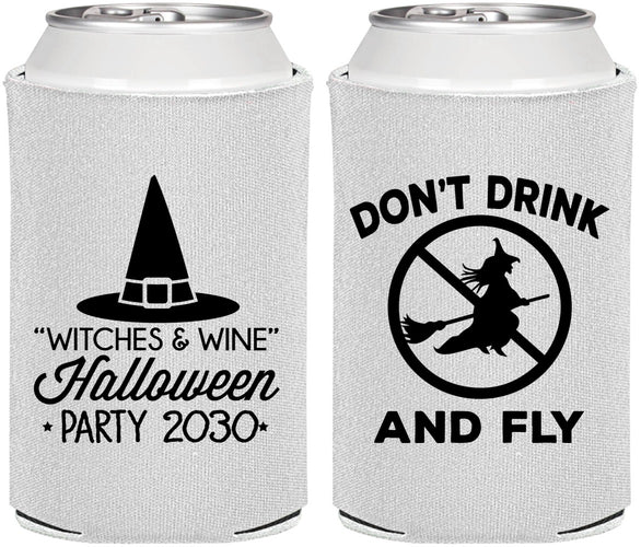 Personalized Halloween Can Coolers - Witch | 250093
