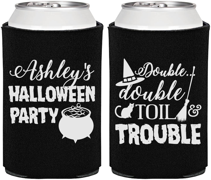 Personalized Halloween Can Coolers - Witch | 250095