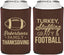 Personalized Thanksgiving Can Coolers - Football Turkey | 260010