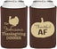 Personalized Thanksgiving Can Coolers - Thankful Af | 260026