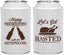 Personalized Thanksgiving Can Coolers - Lets Get Basted | 260039