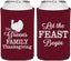 Personalized Thanksgiving Can Coolers - Let The Feast Begin | 260041