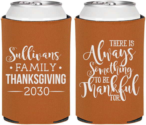 Personalized Thanksgiving Can Coolers - Thankful | 260048