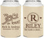 Personalized Wedding Can Coolers - We Tied The Knot | 263