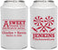Personalized Wedding Can Coolers - Sweet Thank You | 269