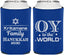 Personalized Hanukkah Can Coolers - Oy To The World | 270000