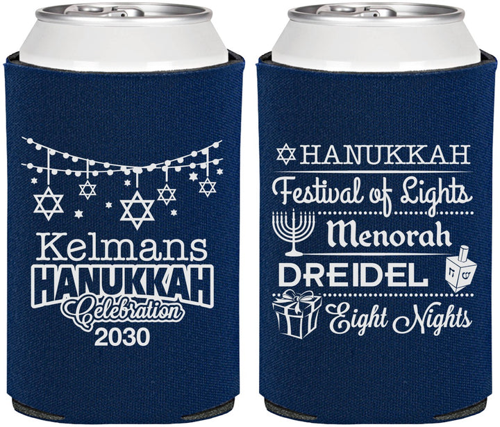 Personalized Hanukkah Can Coolers - Festival Of Lights | 270007
