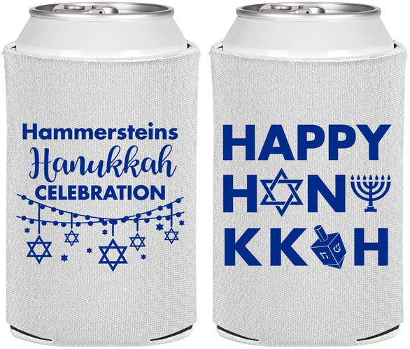 Personalized Hanukkah Can Coolers - Jewish | 270009