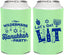Personalized Hanukkah Can Coolers - Lets Get Lit | 270022