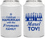 Personalized Hanukkah Can Coolers - Mazel Tov | 270025