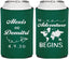 Personalized Wedding Can Coolers - The Adventure Begins | 276