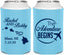Personalized Wedding Can Coolers - The Adventure Begins | 278