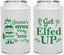 Personalized Christmas Can Coolers - Lets Get Elfed Up | 280007