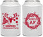 Personalized Christmas Can Coolers - Merry Af | 280014