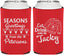 Personalized Christmas Can Coolers - Eat Drink Be Jacky | 280016