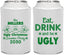 Personalized Christmas Can Coolers - Ugly Sweater | 280023