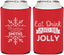 Personalized Christmas Can Coolers - Eat Drink Jolly | 280040
