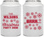 Personalized Christmas Can Coolers - Snowflakes | 280042
