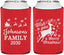 Personalized Christmas Can Coolers - Reindeer | 280044