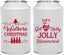 Personalized Christmas Can Coolers - Let Is Snow | 280050