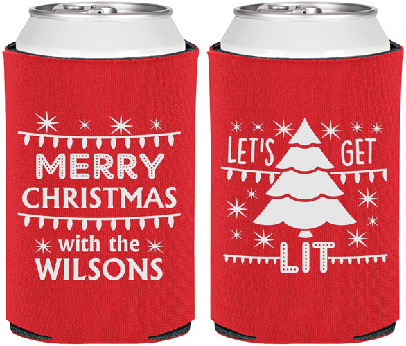 Personalized Christmas Can Coolers - Nutcracker | 280052