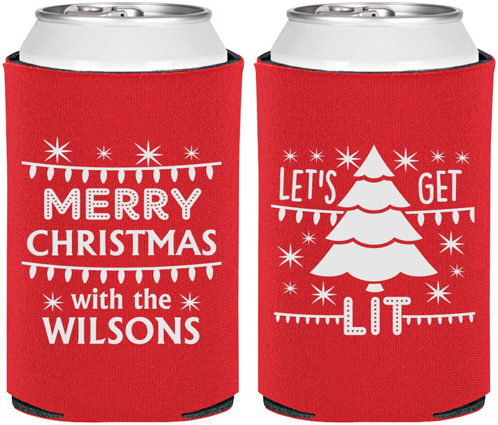 Personalized Christmas Can Coolers - Nutcracker | 280052