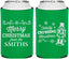 Personalized Christmas Can Coolers - Snowflakes | 280053