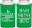 Personalized Christmas Can Coolers - Bah Hum Bug | 280057