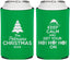 Personalized Christmas Can Coolers - Ho Ho Ho | 280061