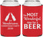 Personalized Christmas Can Coolers - Wonderful Time For A Beer | 280064