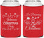 Personalized Christmas Can Coolers - Wine | 280068