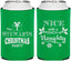 Personalized Christmas Can Coolers - Naughty Or Nice | 280069