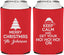 Personalized Christmas Can Coolers - Ho Ho Ho | 280076