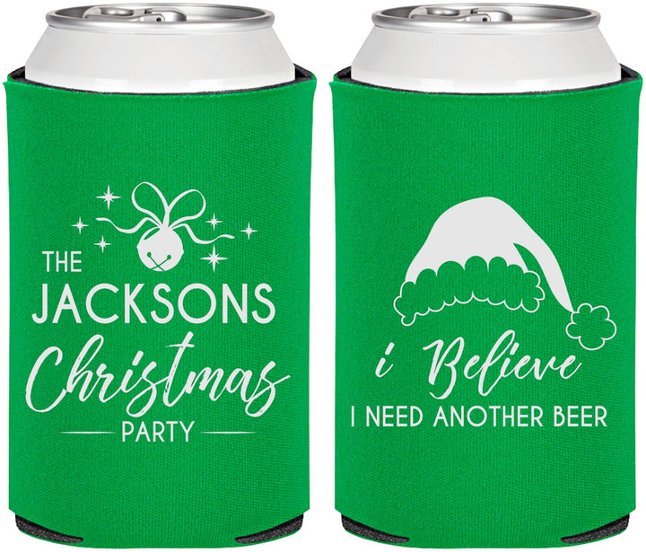 Personalized Christmas Can Coolers - Santa Claus | 280085