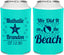 Personalized Wedding Can Coolers - We Did It On The Beach | 287