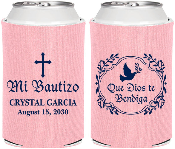 Personalized Baptism Can Coolers - Mi Bautizo | 290000