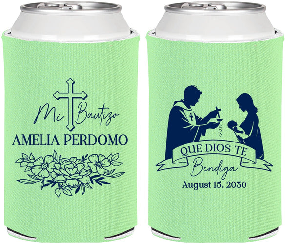 Personalized Baptism Can Coolers - Mi Bautizo | 290001