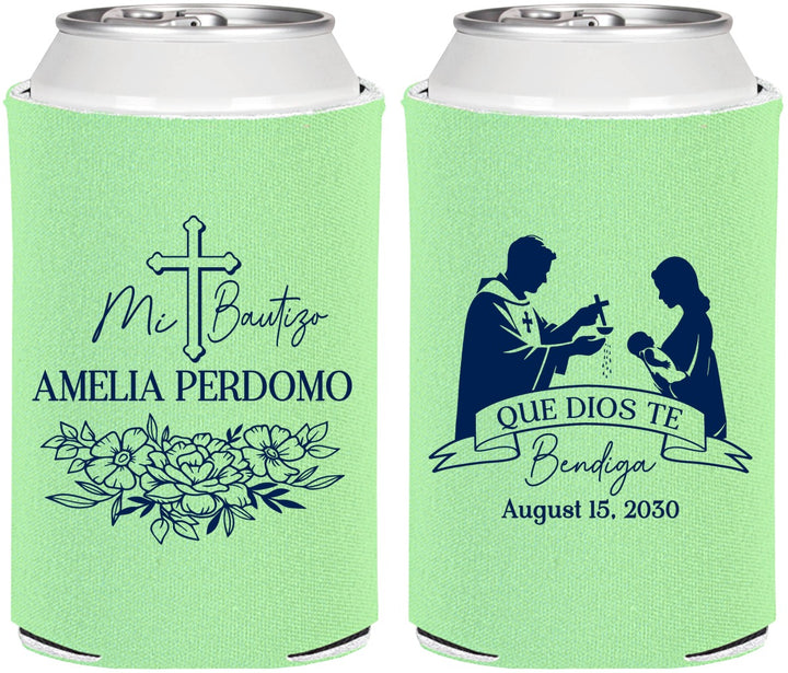 Personalized Baptism Can Coolers - Mi Bautizo | 290001
