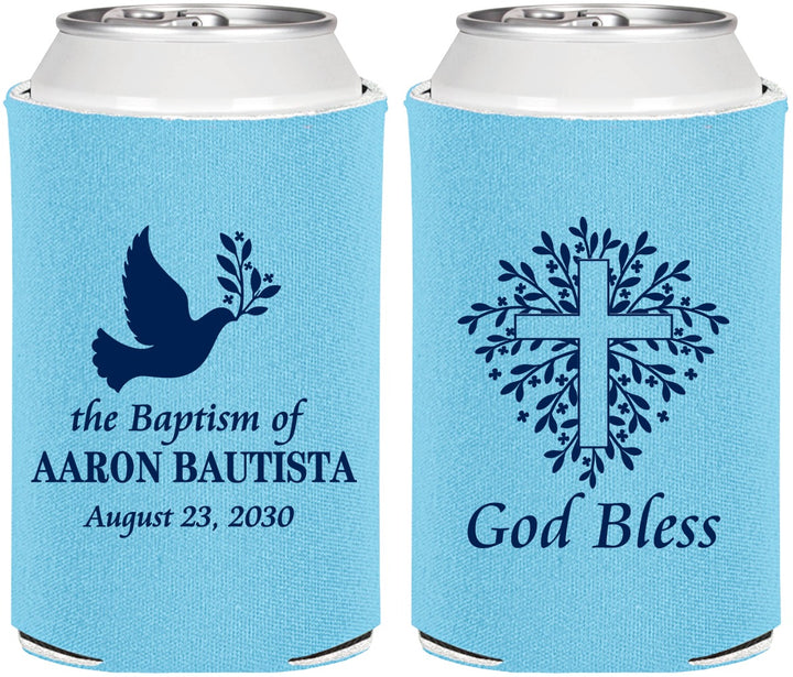 Personalized Baptism Can Coolers - God Bless | 290007