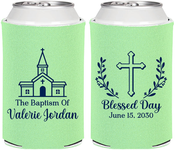 Personalized Baptism Can Coolers - Blessed Day | 290009
