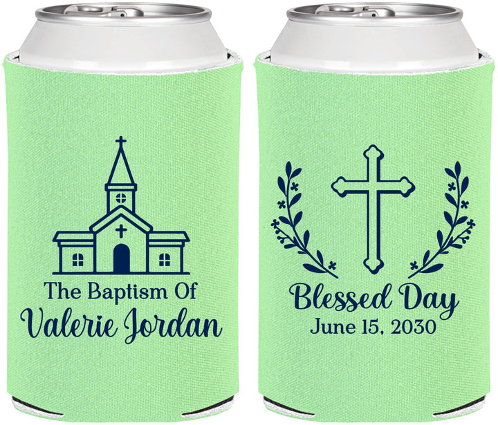 Personalized Baptism Can Coolers - Blessed Day | 290009