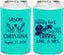 Personalized Wedding Can Coolers - Sandy Feet Salty Kisses | 291