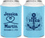 Personalized Wedding Can Coolers - They Tied The Knot Nautical | 293